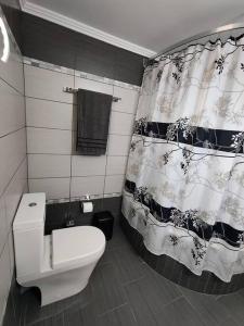 A bathroom at Silver Pearl Apartment