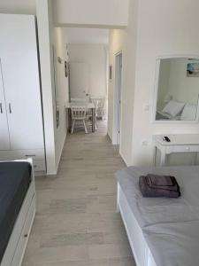 Postel nebo postele na pokoji v ubytování Teresa house