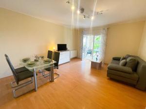 Et opholdsområde på Apartments Sams