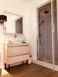 Ένα μπάνιο στο Mini Studio A Bed4U Late Check in