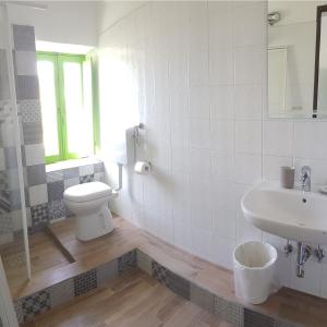 A bathroom at Da Luciano
