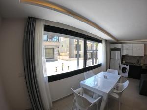 Kuchyň nebo kuchyňský kout v ubytování Dalyan Elit Apart Otel