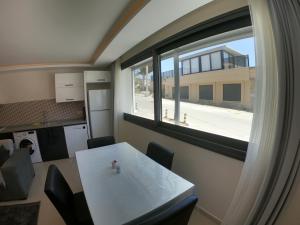 Kuchyň nebo kuchyňský kout v ubytování Dalyan Elit Apart Otel