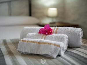 Postel nebo postele na pokoji v ubytování House Eleonora