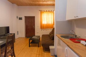 TV a/nebo společenská místnost v ubytování Apartmani LUKA Perućac