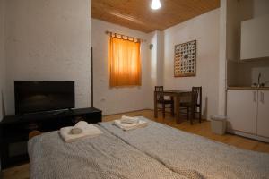 Postel nebo postele na pokoji v ubytování Apartmani LUKA Perućac