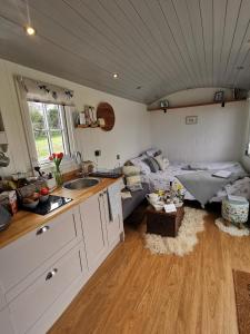 Gallery image of Elvan Farm Shepherd's Hut in Exeter