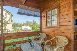 Balkón alebo terasa v ubytovaní Cottage Lucas
