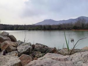 Naturlandschaft in der Nähe des Campingplatzes