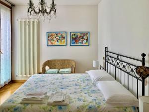 Säng eller sängar i ett rum på Residence Laguna Giudecca