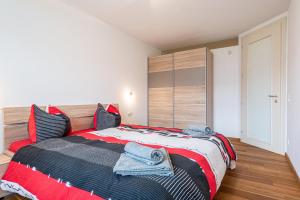 Posteľ alebo postele v izbe v ubytovaní Apartement Santner