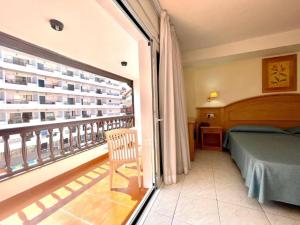 Postel nebo postele na pokoji v ubytování Apartamentos Park Plaza
