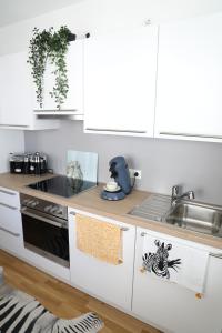Kuchyňa alebo kuchynka v ubytovaní City-Apartment Die kleine Mü
