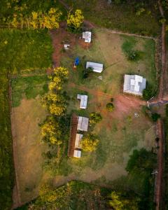 Uma vista aérea de Camping do Tamanduá