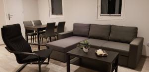 Istumisnurk majutusasutuses Luxe 4 tot 6 persoons Chalet