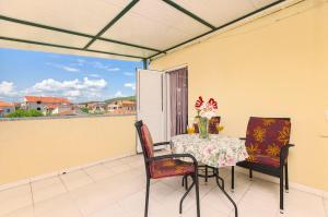 Balkón nebo terasa v ubytování Apartments and Room Take it easy