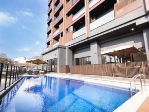 Bazén v ubytování LiVEMAX RESORT Aki Miyahama Onsen nebo v jeho okolí