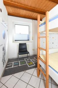 Palanda nebo palandy na pokoji v ubytování Hus achtern Diek