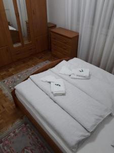 Postel nebo postele na pokoji v ubytování Apartman Divan
