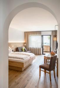 Postel nebo postele na pokoji v ubytování Pension Appartment Hecherhof