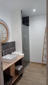 Kúpeľňa v ubytovaní La cabane