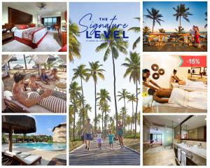 a collage of photos of a resort at Grand Palladium Imbassaí Resort & Spa - All Inclusive in Imbassai