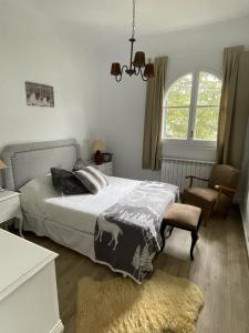 Säng eller sängar i ett rum på Racó del Pirineu