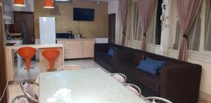 Kuchyň nebo kuchyňský kout v ubytování Vila SALIX