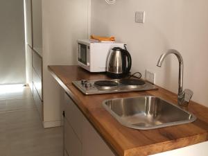 A cozinha ou cozinha compacta de The owl lodge