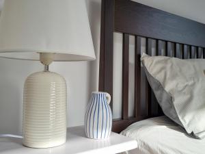Posteľ alebo postele v izbe v ubytovaní Yvi´s Greek House