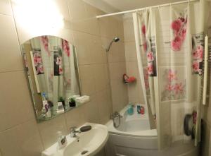 Koupelna v ubytování apartament Ramnicu Valcea