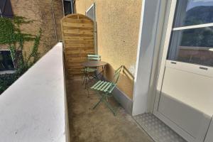 Balkón nebo terasa v ubytování Superbe, T3 spacieux 78 m2, Neuf, Parking, Balcon