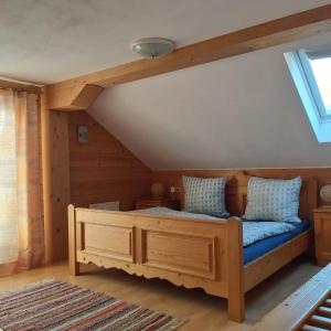Postel nebo postele na pokoji v ubytování Haus Sonnenalm