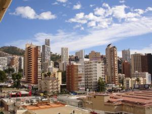 a view of a city with tall buildings at Acuarium 3 studio - Zand Properties in Benidorm