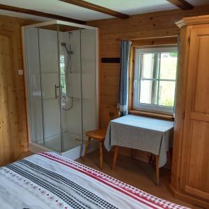 Postel nebo postele na pokoji v ubytování Haus Sonnenalm