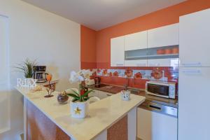 Kuchyň nebo kuchyňský kout v ubytování Apartment Žuna