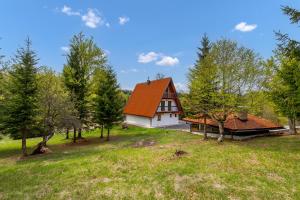 Zahrada ubytování Mountain house Beauty of Laz
