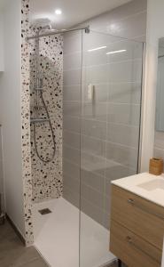 Ванна кімната в Ilbetea - Duplex tout confort - Plage à 400 m - Parking - Wifi