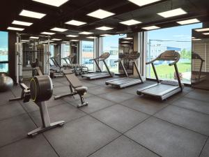 Fitness centrum a/nebo fitness zařízení v ubytování Mövenpick Zagreb