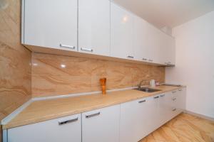 A cozinha ou kitchenette de Alex Lux sea view aparmtent 2