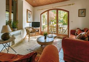 Televisyen dan/atau pusat hiburan di Chateau de la Vigne