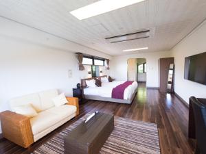 TV a/nebo společenská místnost v ubytování LiVEMAX RESORT Jogasaki Kaigan