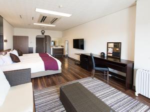 TV a/nebo společenská místnost v ubytování LiVEMAX RESORT Jogasaki Kaigan