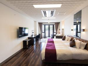 TV a/nebo společenská místnost v ubytování LiVEMAX RESORT Jogasaki Kaigan