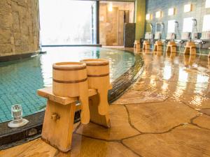 Bazén v ubytování LiVEMAX RESORT Kaga Yamashiro nebo v jeho okolí