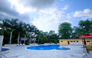 A piscina em ou perto de Chitwan Paradise Hotel