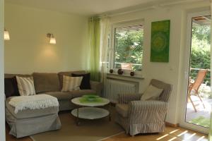 Posezení v ubytování Ferienwohnung an der Elz