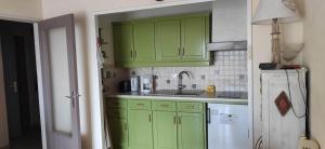 Kuchyň nebo kuchyňský kout v ubytování Appartement lumineux vue mer