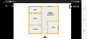 Plán poschodí v ubytovaní apartament MT burszynowe osiedle