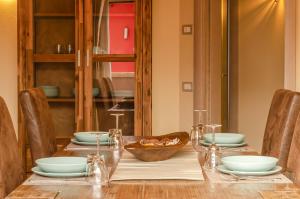 Khu vực ghế ngồi tại Appartamenti La Piazzetta